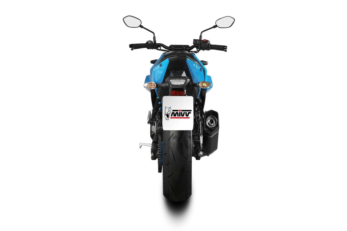 Escape completo homologado Mivv SR-1 en Acero negro para Suzuki GSX-8S 22-24 | GSX-8R 2024