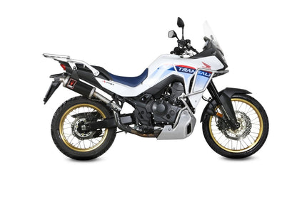 Escape homologado Mivv Dakar en Acero negro para Honda XL 750 Transalp 23-26