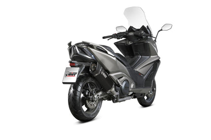 Escape homologado Mivv SR-1 en Acero negro para Kymco AK 550 21-24