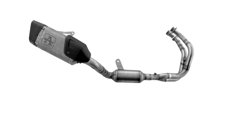Escape completo ARROW Pista no homologado en titanio con colectores en titanio para YAMAHA YZF R7 21-24 - vista 1