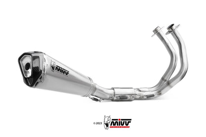 Escape completo homologado Mivv Delta Race en Acero inox. para Kawasaki Z 650 24-26 | Ninja 650 24-26