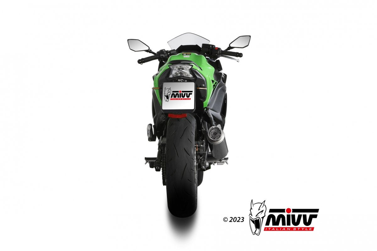 Escape completo homologado Mivv GP PRO en Carbono para Kawasaki Z 650 24-26 | Ninja 650 24-26