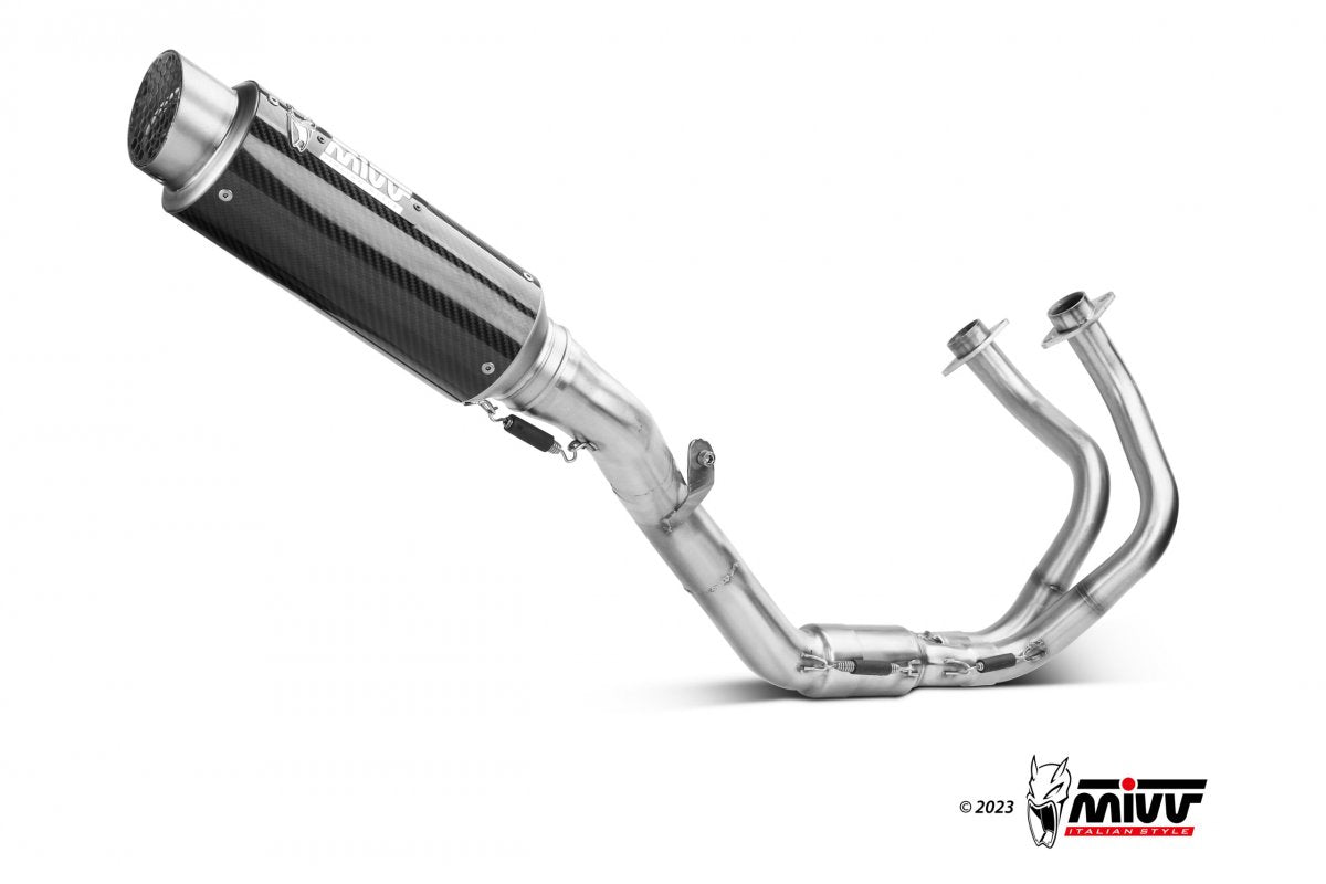 Escape completo homologado Mivv GP PRO en Carbono para Kawasaki Z 650 24-26 | Ninja 650 24-26