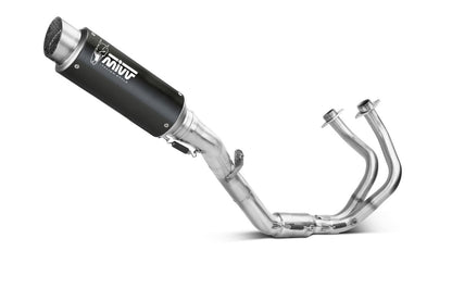 Escape completo homologado Mivv GP PRO en Acero negro para Kawasaki Z 650 24-26 | Ninja 650 24-26
