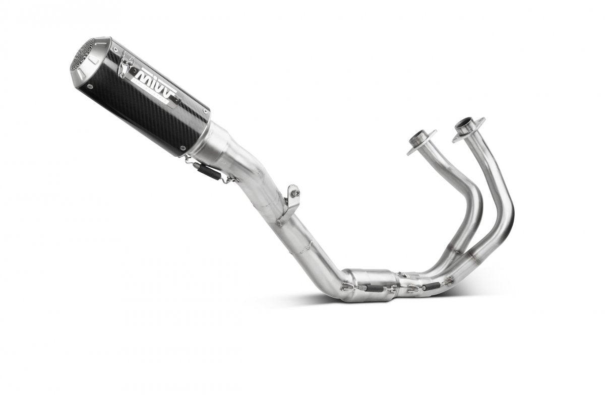 Escape completo no homologado Mivv MK3 en Carbono para Kawasaki Z 650 24-26 | Ninja 650 24-26