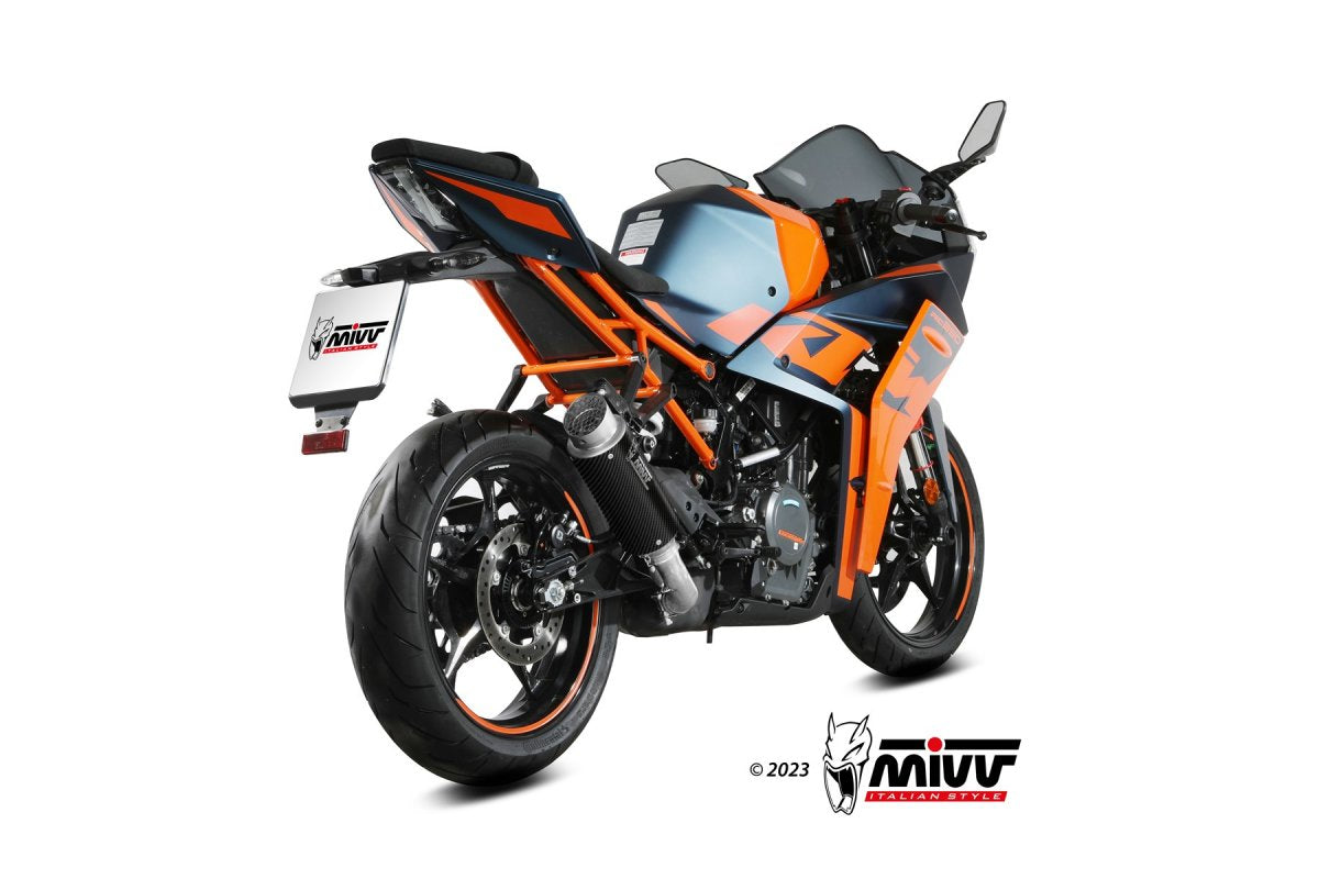 Escape homologado Mivv GP PRO en Carbono para KTM RC 390 21-24