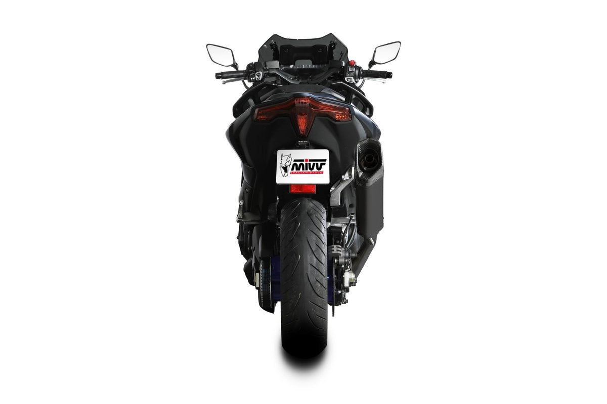 Escape completo homologado Mivv SR-1 en Acero negro para Yamaha T-MAX 560 22-24