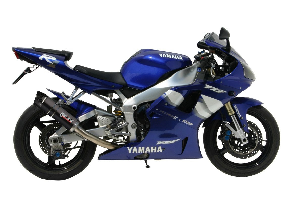 Escape homologado Mivv GP en Acero negro para Yamaha YZF 1000 R1 - vista 2