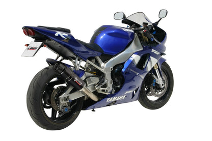 Escape homologado Mivv GP en Acero negro para Yamaha YZF 1000 R1 - vista 3