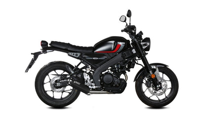 Escape completo homologado Mivv HR-1 en Acero negro para Yamaha XSR 125 22-24