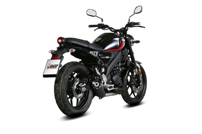 Escape completo homologado Mivv HR-1 en Acero negro para Yamaha XSR 125 22-24