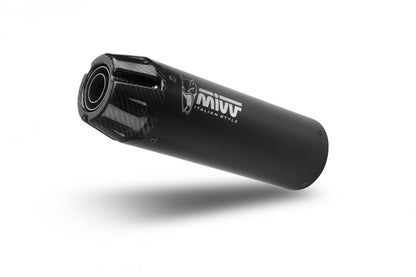 Escape completo homologado Mivv HR-1 en Acero negro para Yamaha XSR 125 22-24