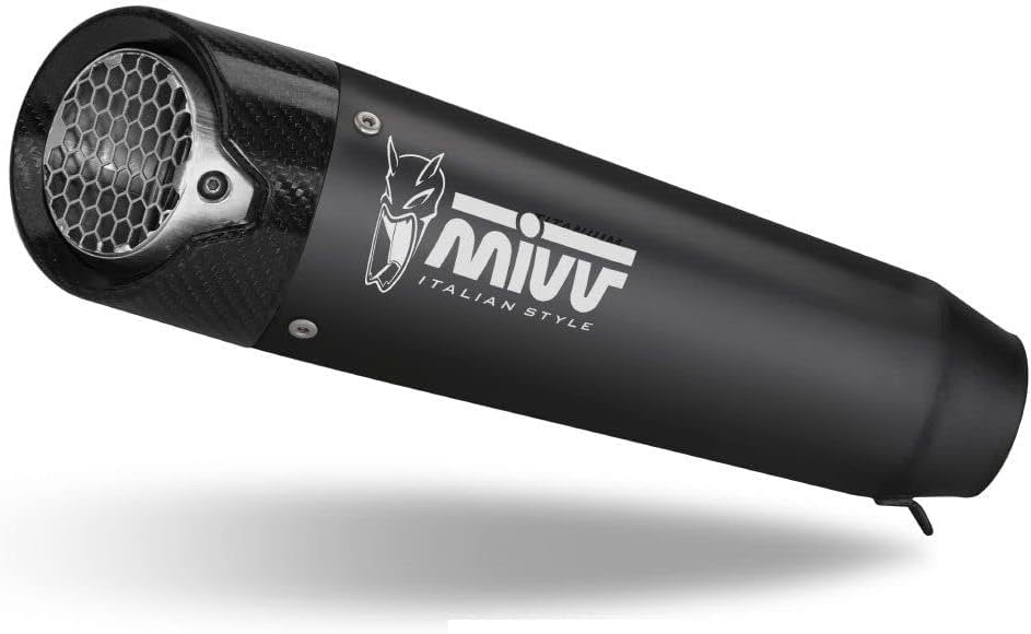 Escape completo no homologado Mivv X-M5 en Acero negro para Triumph Street Triple 765 / R / RS 23-24