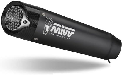 Escape completo no homologado Mivv X-M5 en Acero negro para Triumph Street Triple 765 / R / RS 23-24