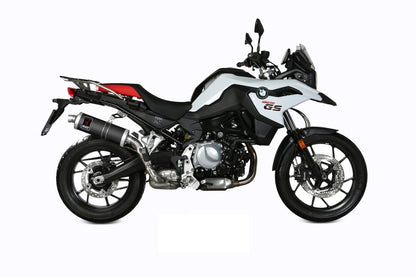 Escape homologado Mivv Dakar en Acero negro para BMW F 750 GS 18-24 | F 850 GS 18-24 | F 850 GS Adventure 18-24