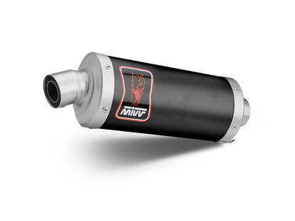 Escape homologado Mivv Dakar en Acero negro para BMW F 750 GS 18-24 | F 850 GS 18-24 | F 850 GS Adventure 18-24
