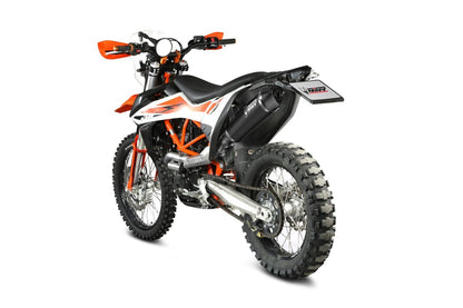 Escape homologado Mivv STR-1 en Acero negro para KTM 690 Enduro / R 21-24 | 690 SMC / R 21-24