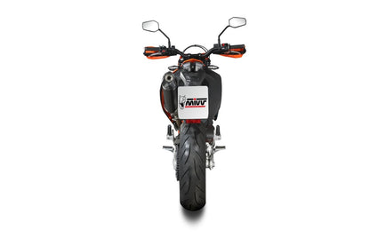 Escape homologado Mivv STR-1 en Acero negro para KTM 690 Enduro / R 21-24 | 690 SMC / R 21-24