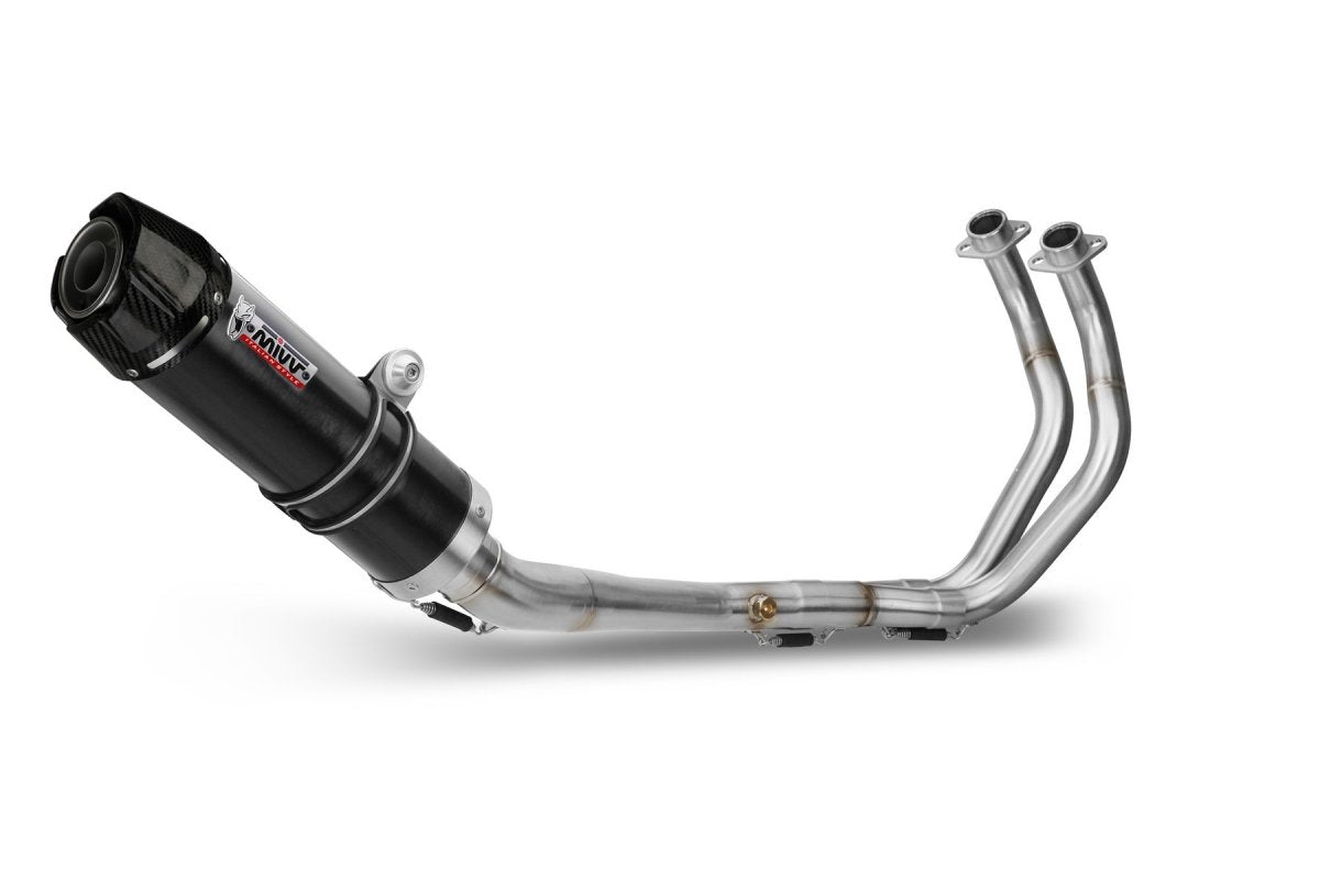 Escape completo homologado Mivv GP en Acero negro para Yamaha MT 07 14-24
