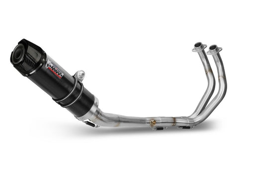 Escape completo homologado Mivv GP en Acero negro para Yamaha MT 07 14-24