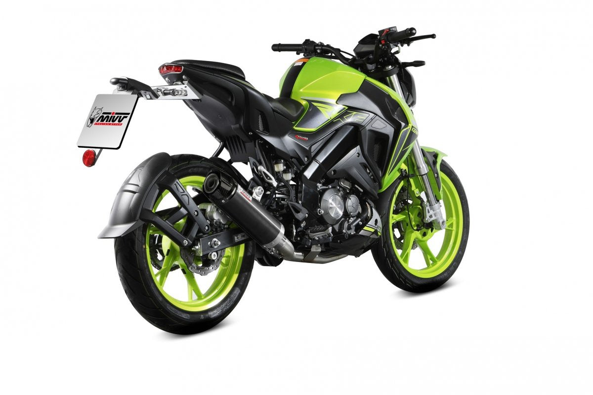 Escape completo homologado Mivv GP en Carbono para Keeway RKF 125 21-24