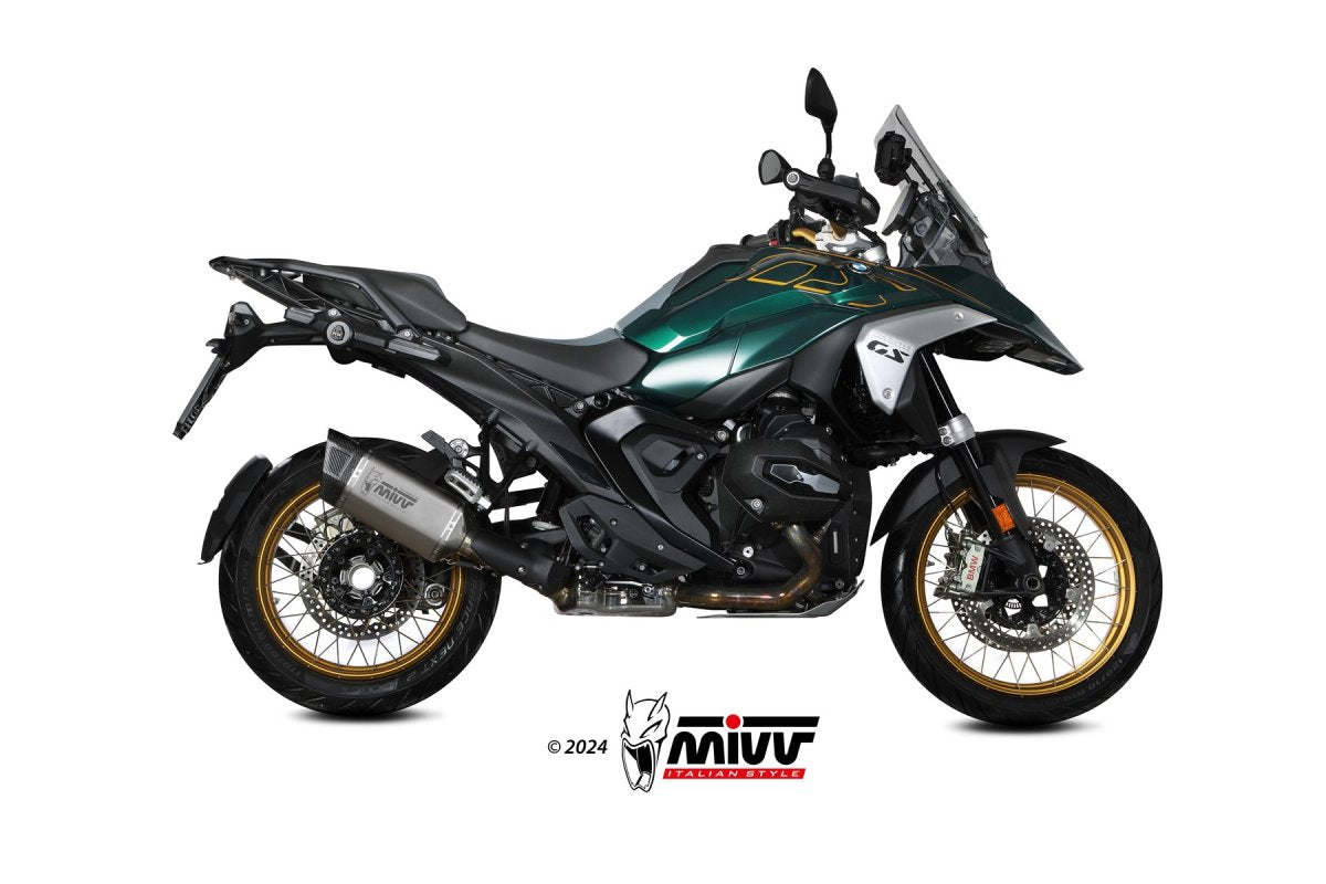 Escape homologado Mivv SR-1 en Titanio para BMW R 1300 GS 24-26 | R 1300 GS Adventure 24-26