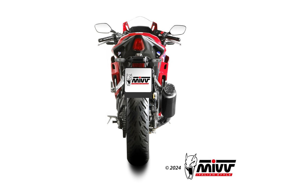 Escape homologado Mivv GP PRO en Carbono para Honda CBR 500 R 24-26 | CB 500 Hornet 24-26
