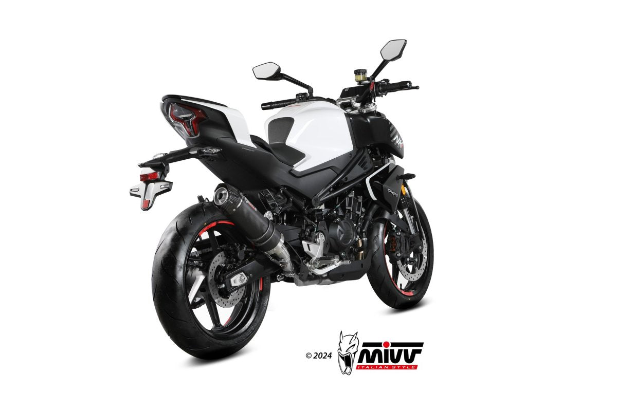 Escape homologado Mivv GP en Carbono para CF Moto 450 NK 23-24