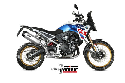 Escape homologado Mivv Speed Edge en Acero inox. para BMW F 900 GS 24-26 | F 900 GS Adventure 24-26