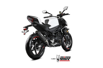 Escape homologado Mivv AK-1 en Acero negro para CF Moto 450 NK 23-24 - vista 2