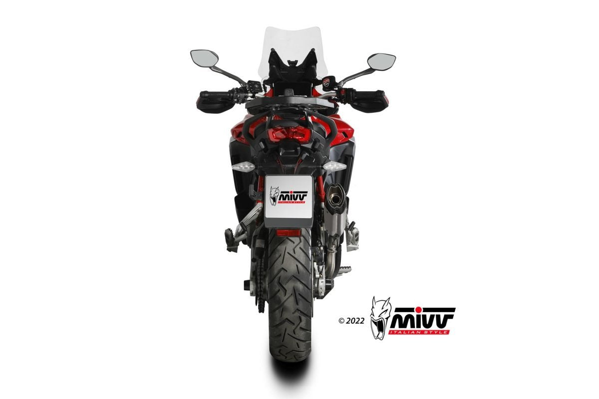 Escape homologado Mivv Suono en Acero inox. para Ducati Multistrada V4 / S / S Sport 21-24
