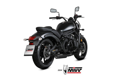 Escape completo no homologado Mivv HR-1 en Carbono para Kawasaki Vulcan 650 S 17-23