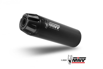 Escape completo no homologado Mivv HR-1 en Carbono para Kawasaki Vulcan 650 S 17-23