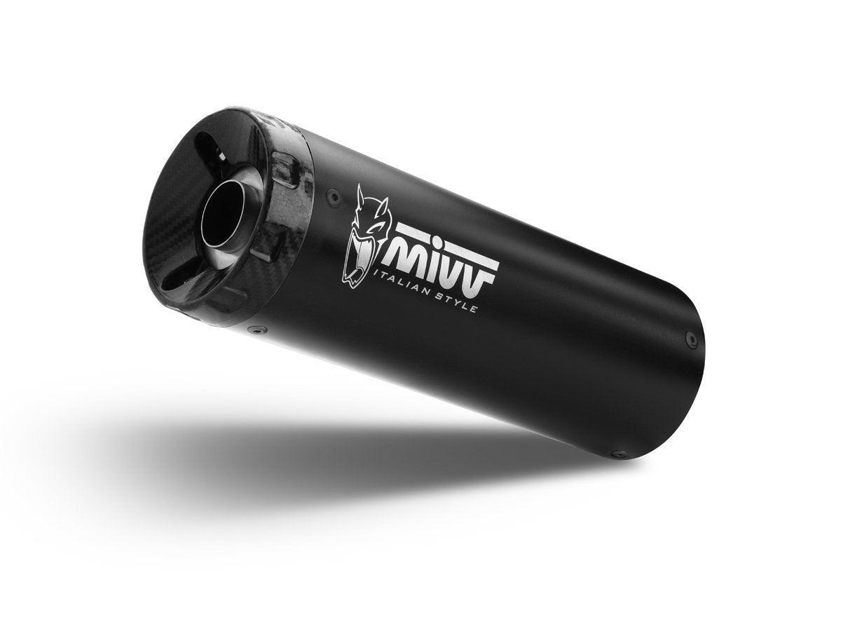 Escape homologado Mivv HR-1 en Acero negro para Honda CL 500 23-24 (Carbono)