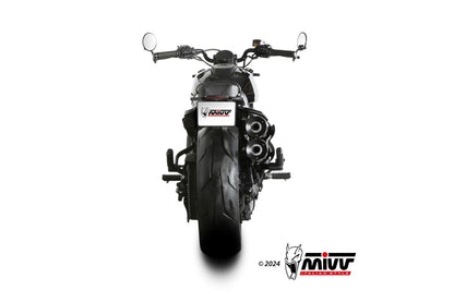 Escape homologado Mivv HR-1 en Acero negro para HARLEY-DAVIDSON Sportster S 21-24