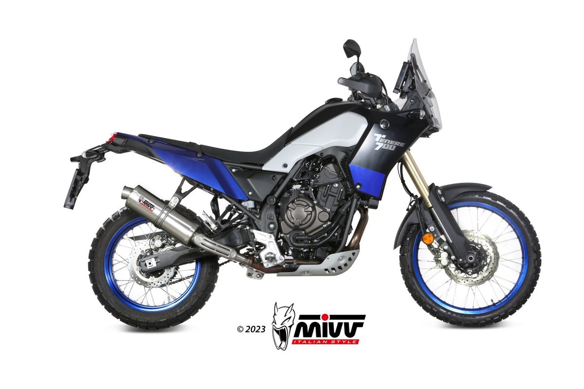 Escape Mivv OVAL Titanio Yamaha Tenere 700 - vista 2