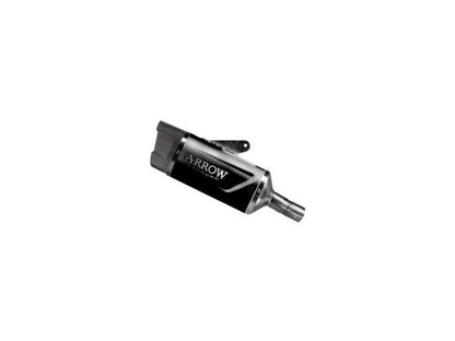 Escape ARROW Indy Race homologado en aluminio negro para KAWASAKI Z 500 24-26 | NINJA 500 24-26 - vista 1