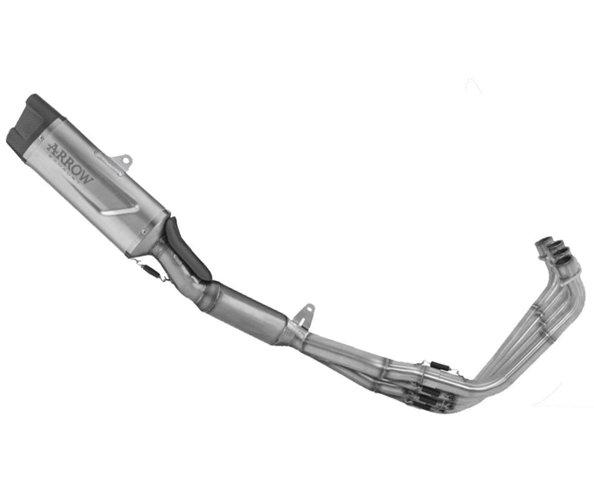Escape completo ARROW Indy Race no homologado en titanio con colectores en acero inoxidable para HONDA CB / CBR 650 R 24-26 - vista 1