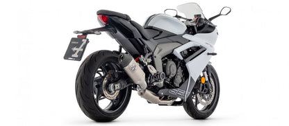 Escape completo ARROW Veloce homologado en titanio con colectores en acero inoxidable para TRIUMPH DAYTONA 660 24-26 - vista 2