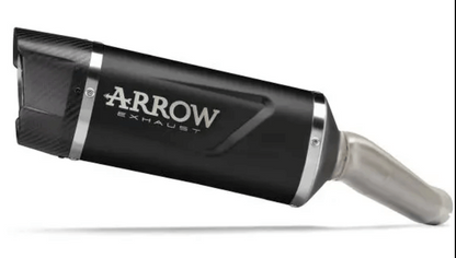 Escape ARROW Indy Race homologado en aluminio negro para HUSQVARNA SVARTPILEN 801 24-25 - vista 1