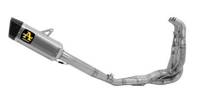 Escape completo ARROW Pista no homologado en titanio con colectores en acero inoxidable para KAWASAKI ZX-6R / 636 24-26 - vista 1