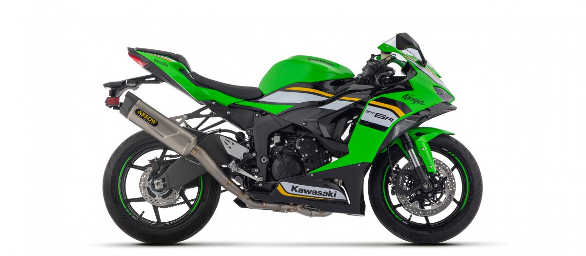 Escape completo ARROW Pista no homologado en titanio con colectores en titanio para KAWASAKI ZX-6R / 636 24-26 - vista 3