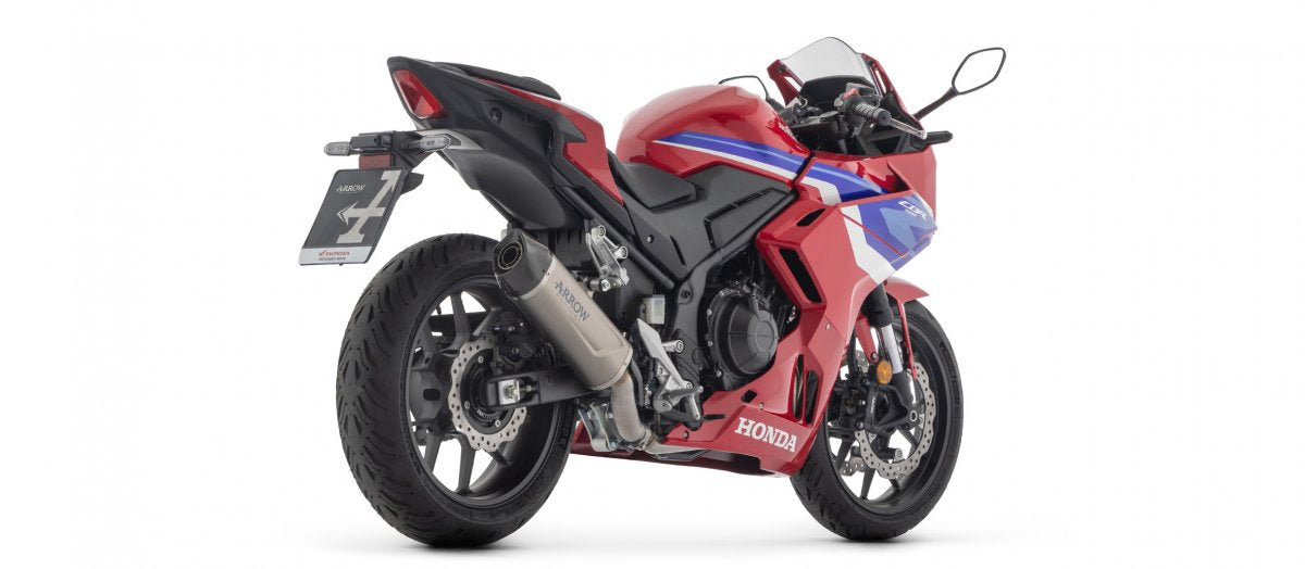 Escape ARROW Indy Race homologado en titanio para HONDA CBR 500 R 24-26 - vista 2