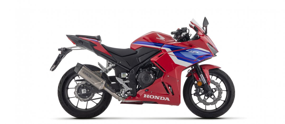 Escape ARROW Indy Race homologado en titanio para HONDA CBR 500 R 24-26 - vista 3