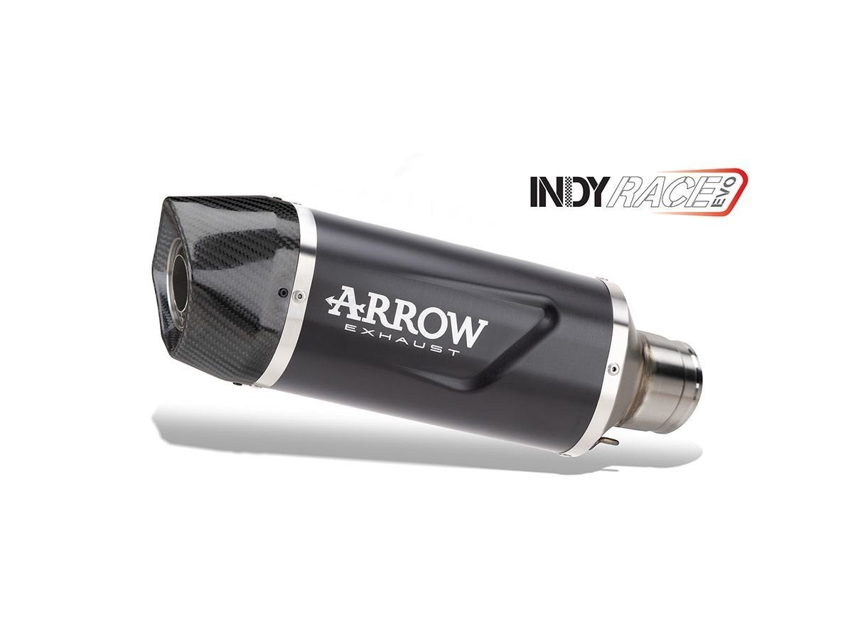 Escape ARROW Indy Race homologado en aluminio negro para HONDA CBR 500 R 24-26 - vista 1