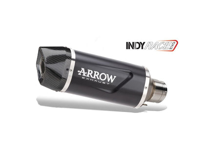 Escape ARROW Indy Race homologado en aluminio negro para HONDA CBR 500 R 24-26 - vista 1