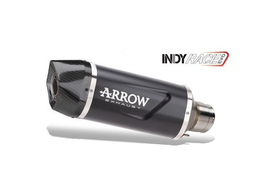 Escape ARROW Indy Race homologado en aluminio negro para HONDA CBR 500 R 24-26 - vista 1