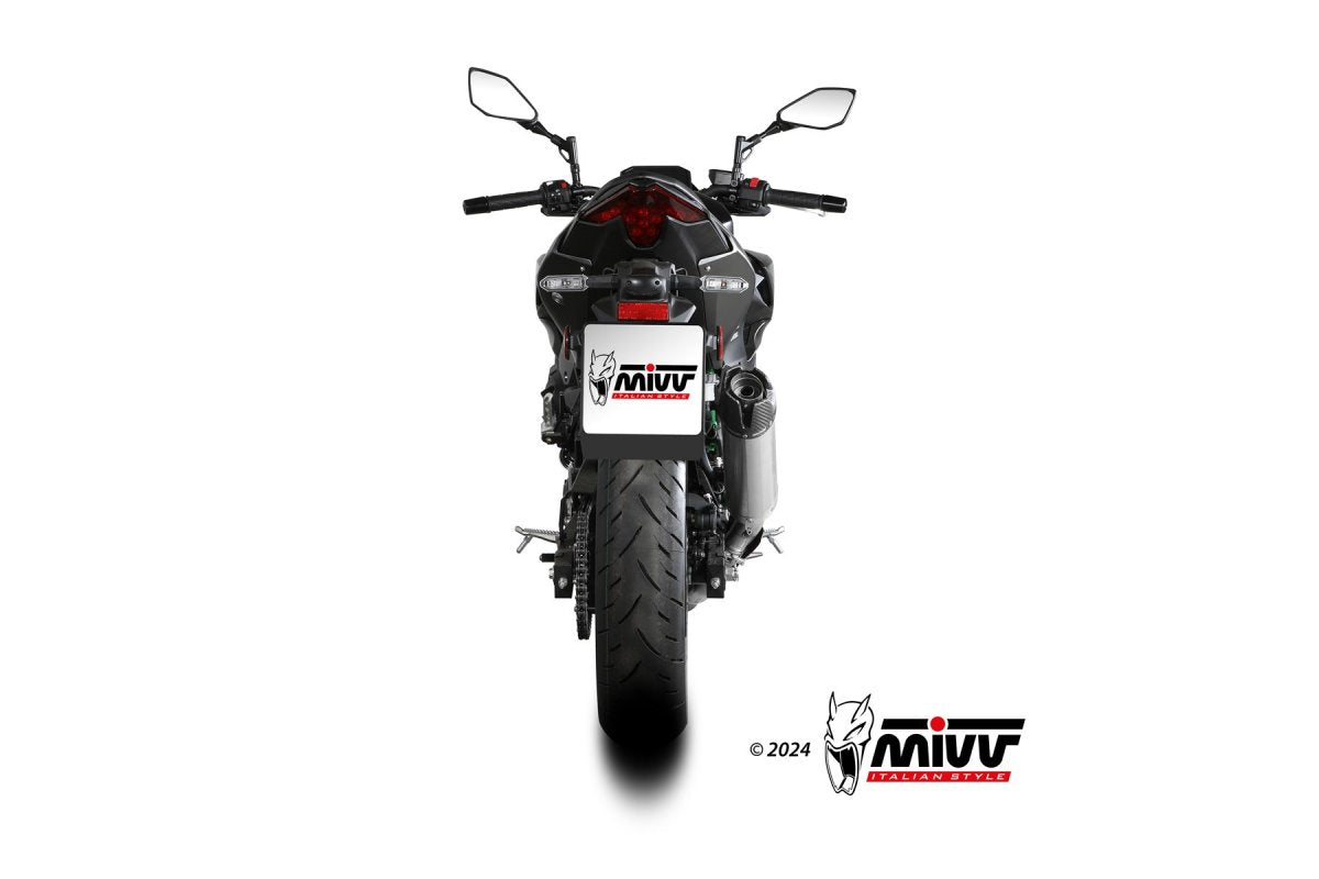 Escape homologado Mivv AK-1 en Titanio para Kawasaki Z 500 24-26