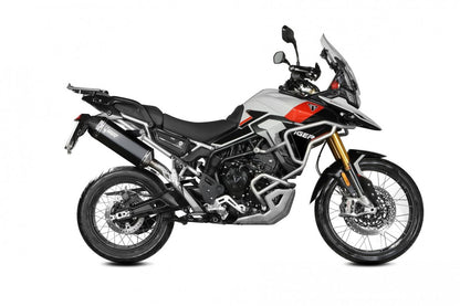 Escape homologado Mivv Speed Edge en Acero negro para Triumph Tiger 900 / GT / PRO 24-26