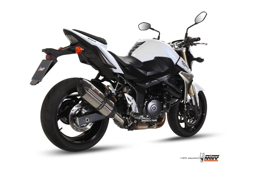Escape homologado Mivv Suono en Acero inox. para Suzuki GSR 750 11-16
